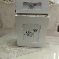 سطل وجای دستمال کاغذی