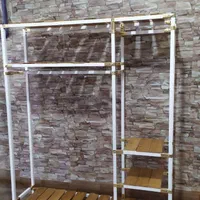 رگال لباس و آویز لباس مدل K216 رنگ کوره ای|جاکفشی، کمد، دراور|اسلام‌شهر, شهرک واوان|دیوار