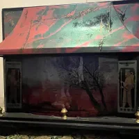بخاری طرح شومینه کاملا سالم و بدون پوسیدگی