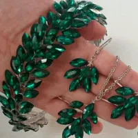 گردنبند و تاج  الماسی همه مدل