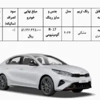 ثبت نام کیاسراتوgt تحویل 1 ماهه