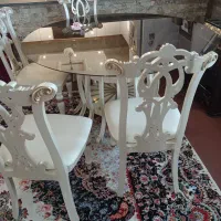 باسلام‌میزغذاخوری‌۸نفره‌به‌دلیل‌کمبودبودجه‌|میز و صندلی غذاخوری|گنبد کاووس, |دیوار