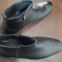 بوت چرم شمس نو، مدل یکسره دو زیپی|کیف، کفش، کمربند|رشت, پاستوریزه|دیوار