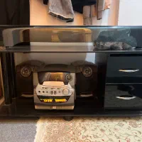 میزتلوزیون شیشه ای