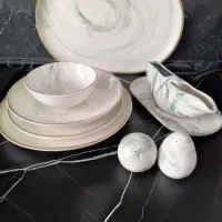 سرویس چینی(استونور)غذاخوری ۱۲ نفره(مناسب جهیزیه)