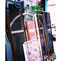 ساخت توری پلیسه ای و پنجره دوجداره UPVC