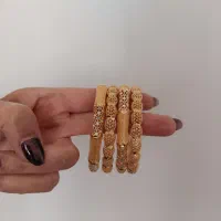 دو جفت النگو طرح طلا