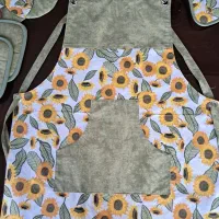 سرویس آشپزخونه آفتابگردان با ۲۰درصد تخفیف|سفره، حوله، دستمال آشپزخانه|اراک, |دیوار