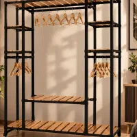 رگال های لباس + جای کیف و کفش + شال