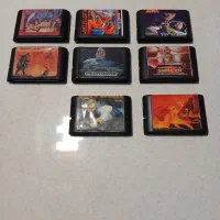 8 عدد کارتریج بازی مخصوص Sega Mega Drive / Genesis