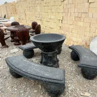 میز نیمکت صندلی فلزی فرشته بتنی زاهدان