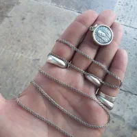 زنجیر کارتیر ایتالیا با اویز شمایل نقره