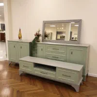 آینه کنسول کد ۲۹۹۰|بوفه، ویترین، کنسول|مشکین‌دشت, |دیوار