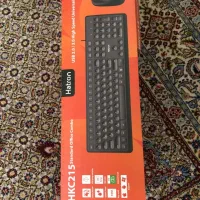 کیبورد و ماوس هترون مدل HKC215 سیم دار