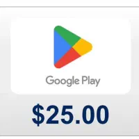 گیفت کارت ۲۵دلاری گوگل پلی
