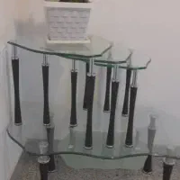 میزجلومبلی همراه ۳ عدد عسلی|مبلمان خانگی و میز عسلی|فومن, |دیوار