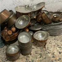 دیگ مسی وسایل برنجی خانه درب منزلتان