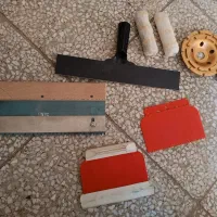 حراج تعدادی ابزار ساختمانی واسه اپوکسی و کاشی