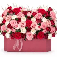 باکس گل مصنوعی هدیه ماندگار