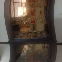 بوفه چوبی دو تیکه