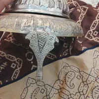 خاویار خوری برنجی قدیمی قدمت دار|کلکسیون اشیاء عتیقه|پیشوا, |دیوار