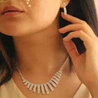 نیم ست جواهری|زیورآلات و اکسسوری|بستان آباد, |دیوار