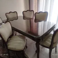 نهار خوری ۶نفره|میز و صندلی غذاخوری|نوشهر, |دیوار