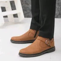 کفش نیم بوت عسلی سایز42|کیف، کفش، کمربند|اهواز, کیانشهر|دیوار
