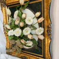 تابلو گل خمیری برجسته ایتالیایی