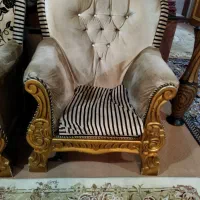 مبل ۷نفره کلاسیک سالم و تمیز|مبلمان خانگی و میز عسلی|فاضل آباد, |دیوار