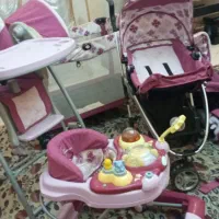 کالسکه،تخت پارک ،کرییر،صندلی موزیکال غذاهمراه بانا