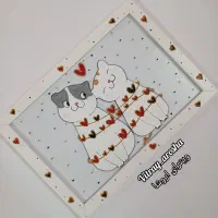 تابلو گربه ویترای