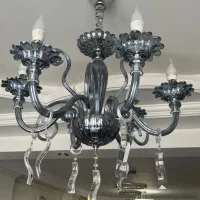 لوستر کریستالی ۶شاخه وارداتی