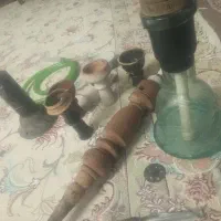 قلیان وتمام وسایل  همراه