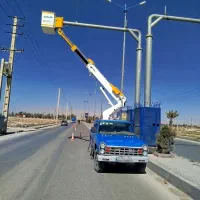خدمات نیسان بالابر جرثقیل نیسانی ۱۲متری سبد دار|خدمات حمل و نقل|شیراز, شهرک فرهنگیان|دیوار
