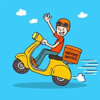 پیک موتوری با موتور
