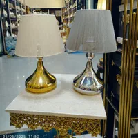آباژور باشید نخی ابریشمی چراغ خواب|چراغ خواب و آباژور|مشهد, کوشش|دیوار