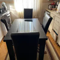 میز ناهار خوری|میز و صندلی غذاخوری|اقبالیه, |دیوار