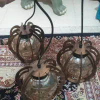 لوستر ۳ لامپی