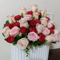 دو عدد سبدگل نوکادویی اسلامشهر|گل مصنوعی|تهران, استاد معین|دیوار