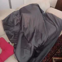 پرده ساتن مشکی