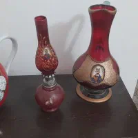 کمد چوبی به همراه پیک وجام چراغ شاه عباسی|بوفه، ویترین، کنسول|تهران, مینای شمالی (مخبر)|دیوار