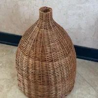 گلدان حصیری
