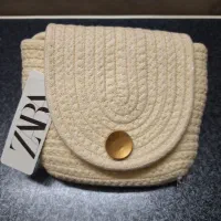 کیف قیطوتی نیم دایره، دخترانه / زنانه، رنگ کرمی