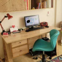 میز کامپیوتر به همراه کتابخانه