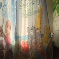 پرده اتاق کودک چراغ خواب