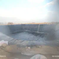 حوضچه پرورش میگو با ورق لاینر ژئوممبران عایق مشکی