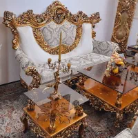 سرویس مبلمان استیل سلطنتی|مبلمان خانگی و میز عسلی|بروجرد, |دیوار