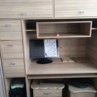 میز کامپیوتر و کتابخانه بزرگ|میز تحریر و کامپیوتر|تهران, اختیاریه|دیوار