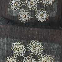 باکس گل شمع و رومیزی منجوق و مروارید دوزی
